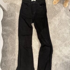 Abercrombie & Fitch Black Straight Leg Jeans